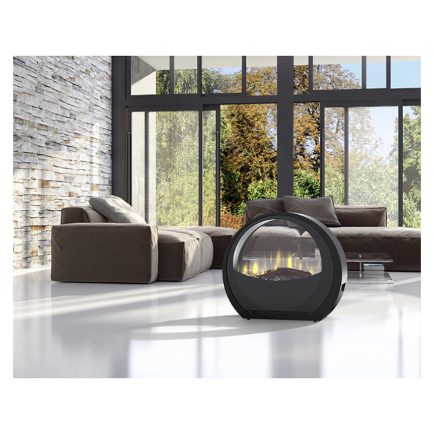 GB7-A See through Free-stand E-fireplace 3