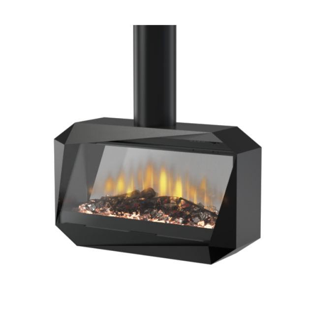 GD1-A See through Hanging-mounted E-fireplace