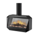GD1-A See through Hanging-mounted E-fireplace